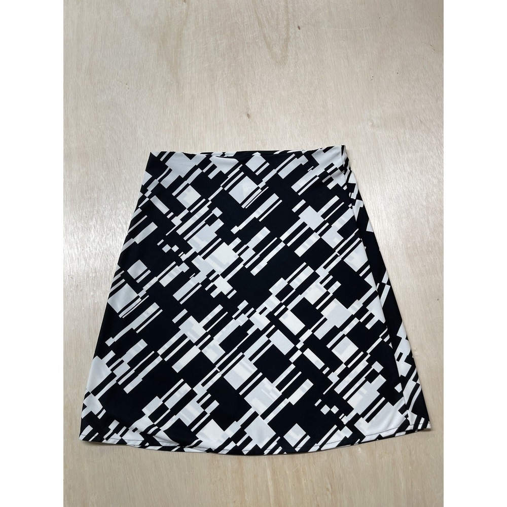 Copper‎ Key Black And White Womens Lightweight Skirt Sz M